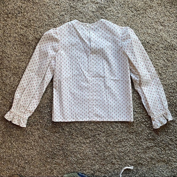 Vintage Cottagecore Handmade Floral Long Sleeve Top Sz 5T - Picture 7 of 7